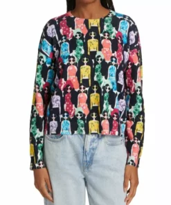 Alice + Olivia Gleeson Printed Pullover Sweater 9 Alice + Olivia Gleeson Printed Pullover Sweater -Alice + Olivia Sales unnamed file 560