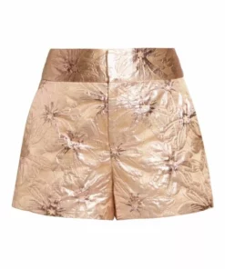 Alice + Olivia Cady Floral Jacquard Shorts