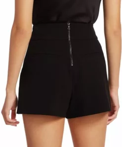 Alice + Olivia Donald High-Waist Shorts Off White -Alice + Olivia Sales unnamed file 58