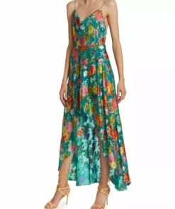 Alice + Olivia Christina Floral-Printed Hi-Lo Dress -Alice + Olivia Sales unnamed file 600
