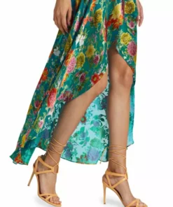 Alice + Olivia Christina Floral-Printed Hi-Lo Dress -Alice + Olivia Sales unnamed file 602