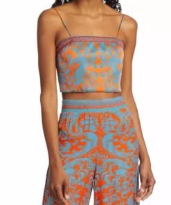 Alice + Olivia Athena Printed Wide-Leg Pants -Alice + Olivia Sales unnamed file 606