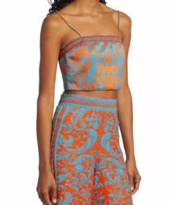 Alice + Olivia Athena Printed Wide-Leg Pants -Alice + Olivia Sales unnamed file 607