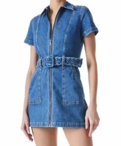 Alice + Olivia Gorgeous Denim Dress -Alice + Olivia Sales unnamed file 627