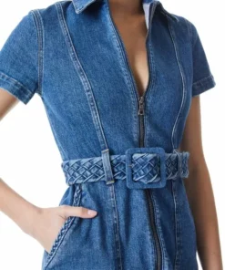 Alice + Olivia Gorgeous Denim Dress -Alice + Olivia Sales unnamed file 629