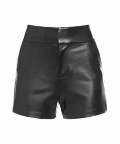 Alice + Olivia Cady Faux Leather Shorts