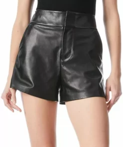 Alice + Olivia Cady Faux Leather Shorts -Alice + Olivia Sales unnamed file 639