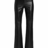 Alice + Olivia Teeny Flared Vegan Leather Pants