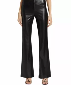 Alice + Olivia Teeny Flared Vegan Leather Pants -Alice + Olivia Sales unnamed file 659