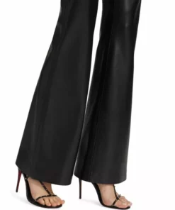 Alice + Olivia Teeny Flared Vegan Leather Pants -Alice + Olivia Sales unnamed file 662
