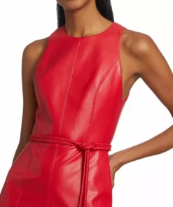 Alice + Olivia Leandra Vegan Leather Minidress -Alice + Olivia Sales unnamed file 676