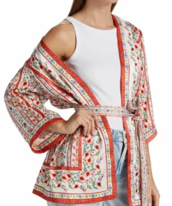 Alice + Olivia Domino Floral Satin Kimono -Alice + Olivia Sales unnamed file 707