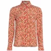 Alice + Olivia Willa Strawberry Silk Shirt