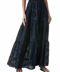Alice + Olivia Reise Paneled Maxi Skirt -Alice + Olivia Sales unnamed file 754