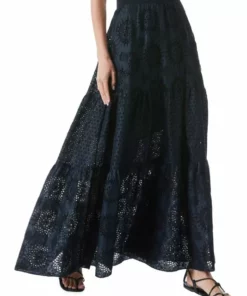 Alice + Olivia Reise Paneled Maxi Skirt -Alice + Olivia Sales unnamed file 755