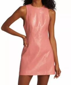Alice + Olivia Daven Vegan Crocodile Minidress -Alice + Olivia Sales unnamed file 767
