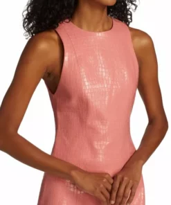 Alice + Olivia Daven Vegan Crocodile Minidress -Alice + Olivia Sales unnamed file 770