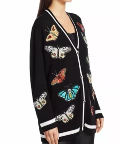 Alice + Olivia Bradford Butterfly Embroidered Cardigan -Alice + Olivia Sales unnamed file 80