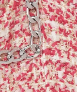 Alice + Olivia Cristi Chain-Strap Tweed Crop Top -Alice + Olivia Sales unnamed file 812