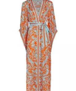 Alice + Olivia Domino Maxi Wrap Dress