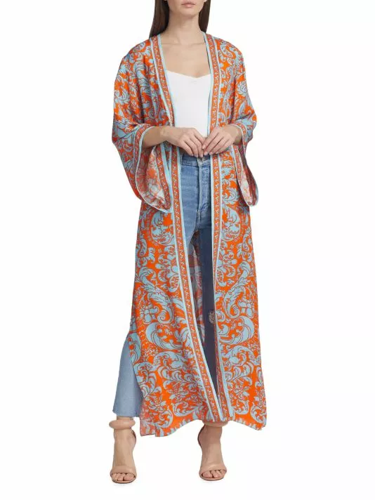 Alice + Olivia Domino Maxi Wrap Dress 2 Alice + Olivia Domino Maxi Wrap Dress - Image 2