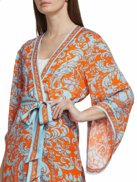 Alice + Olivia Domino Maxi Wrap Dress 6 Alice + Olivia Domino Maxi Wrap Dress - Image 6