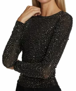 Alice + Olivia Delaina Embellished Top -Alice + Olivia Sales unnamed file 825