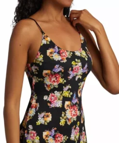 Alice + Olivia Delora Fitted Floral Midi-Dress -Alice + Olivia Sales unnamed file 841