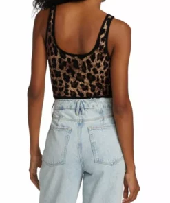 Alice + Olivia Daryn Leopard Cropped Tank -Alice + Olivia Sales unnamed file 854