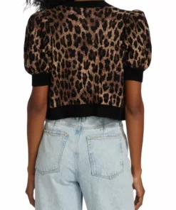 Alice + Olivia Kitty Leopard Puff-Sleeve Cardigan 11 Alice + Olivia Kitty Leopard Puff-Sleeve Cardigan -Alice + Olivia Sales unnamed file 875