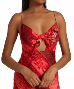 Alice + Olivia Harmony Asymmetric Midi-Dress -Alice + Olivia Sales unnamed file 890