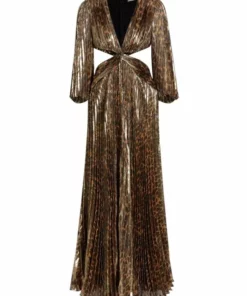 Alice + Olivia Bahama Cut-Out Maxi Dress