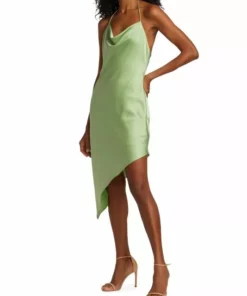 Alice + Olivia Harmony Asymmetric Satin Slip Dress -Alice + Olivia Sales unnamed file 918