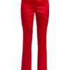 Alice + Olivia Olivia Flared Satin Pants