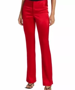 Alice + Olivia Olivia Flared Satin Pants -Alice + Olivia Sales unnamed file 956