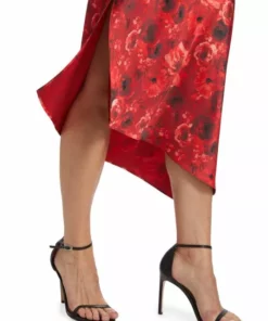 Alice + Olivia Maeve Asymmetric Slip Midi-Skirt -Alice + Olivia Sales unnamed file 966