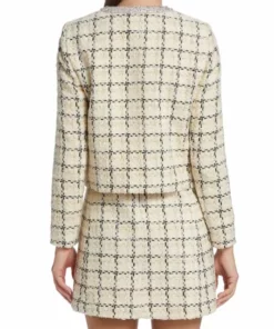 Alice + Olivia Kidman Embellished Tweed Jacket -Alice + Olivia Sales unnamed file 979