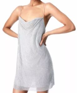 Alice + Olivia Harmony Chainmail Slip Dress -Alice + Olivia Sales unnamed file 984