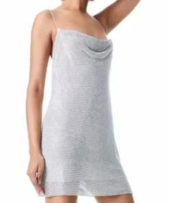 Alice + Olivia Harmony Chainmail Slip Dress -Alice + Olivia Sales unnamed file 985